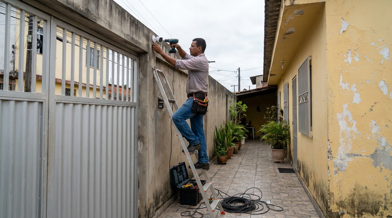 Instalacao de cameras de seguranca profissional em Carapicuíba‑SP