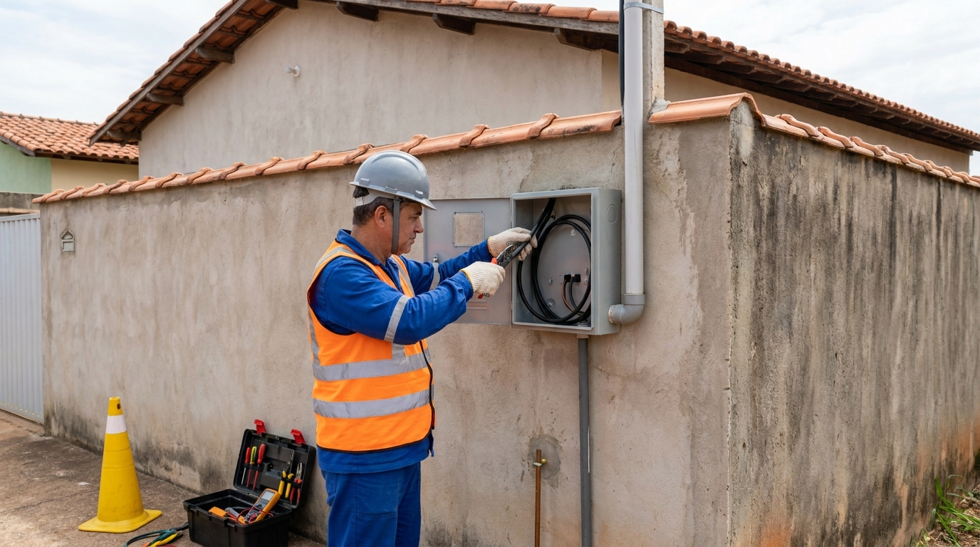 Instalacao de padrao de energia profissional em Carapicuíba‑SP